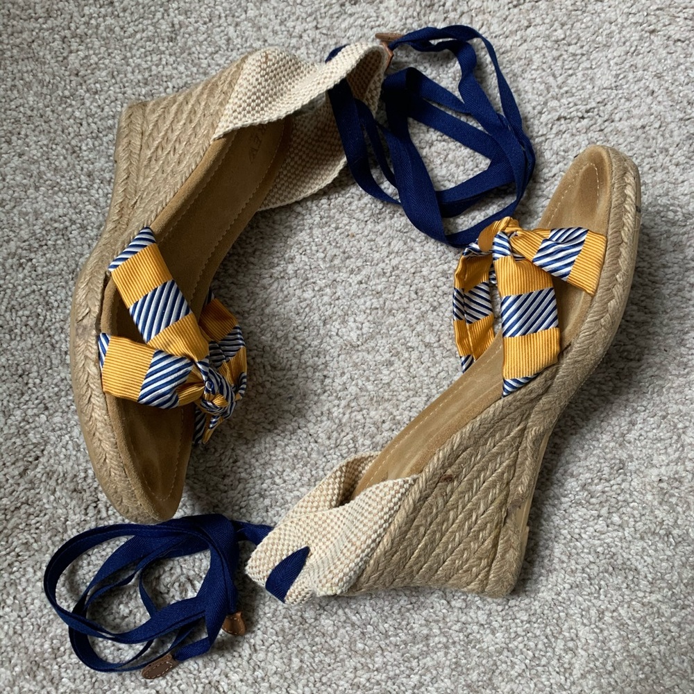 J Crew espadrille wedge
